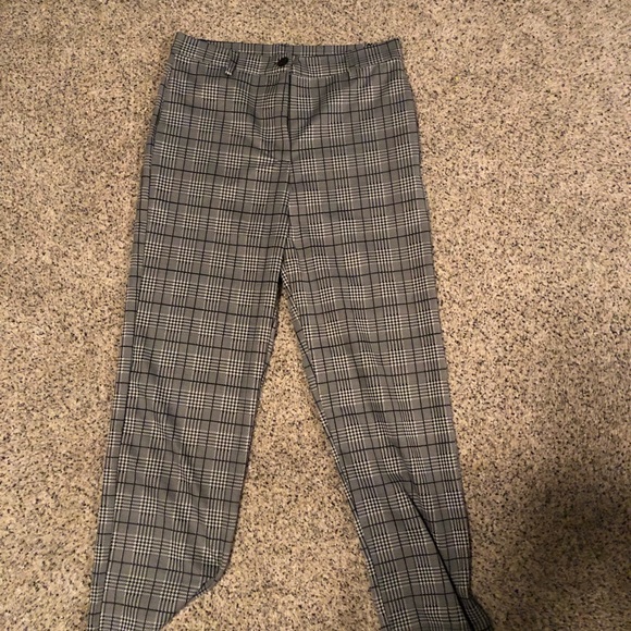 Plaid easy fit pants - Picture 2 of 3